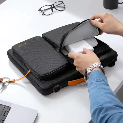 Torba Tech-Protect Defender Bag Laptop 13-14 Black/orange