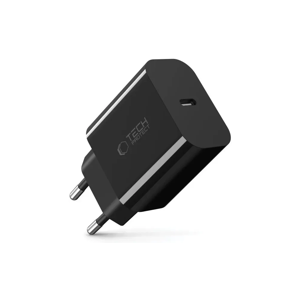 Ładowarka sieciowa Tech-Protect NC20W USB-C Network Charger PD 20W Black