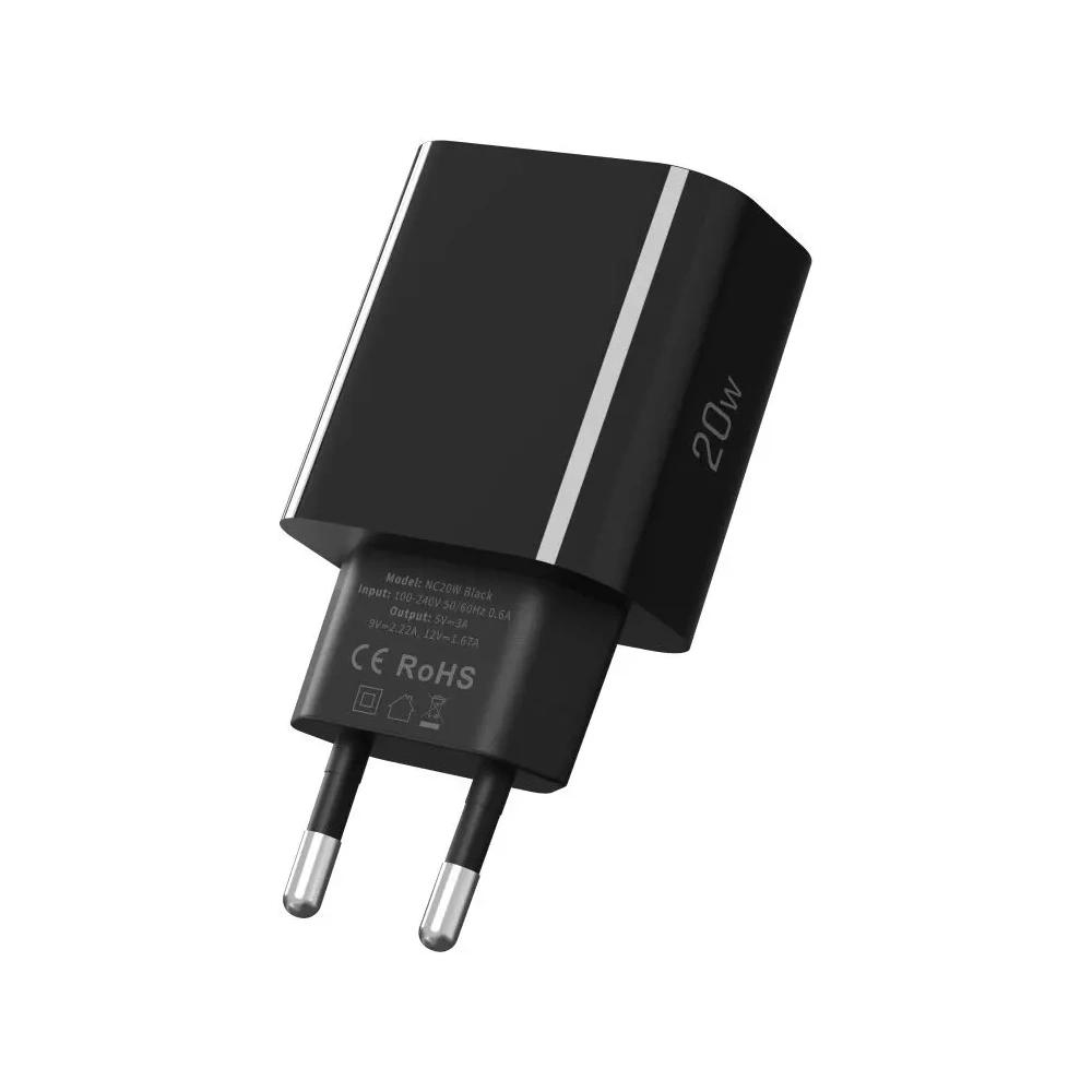 Ładowarka sieciowa Tech-Protect NC20W USB-C Network Charger PD 20W Black