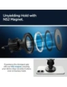 Uchwyt samochodowy na kokpit / do kratki Spigen MFT13 Magnetic MagSafe Dashboard & Vent Car Mount Black