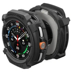Etui Spigen Rugged Armor do Samsung Galaxy Watch 8 Classic 46mm Matte Black