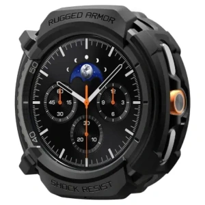 Etui Spigen Rugged Armor do Samsung Galaxy Watch 8 Classic 46mm Matte Black