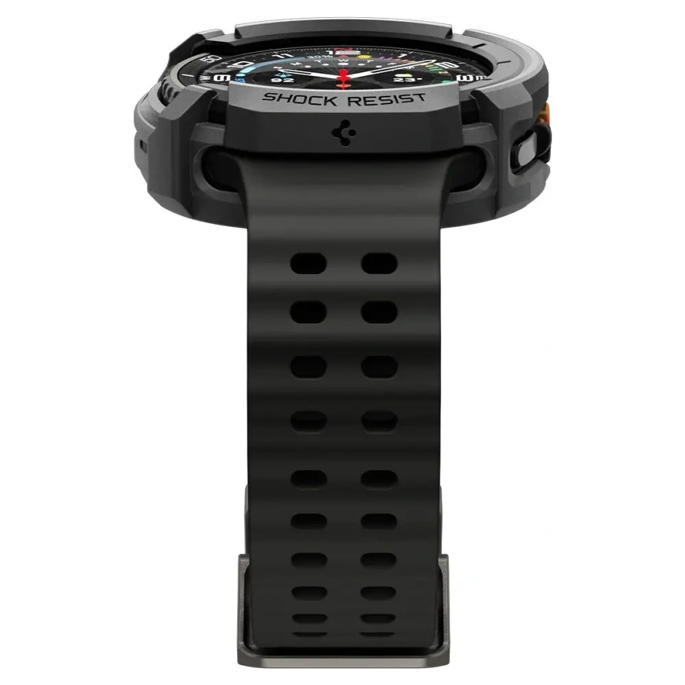 Etui Spigen Rugged Armor do Samsung Galaxy Watch 8 Classic 46mm Matte Black