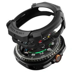 Etui Spigen Rugged Armor do Samsung Galaxy Watch 8 Classic 46mm Matte Black