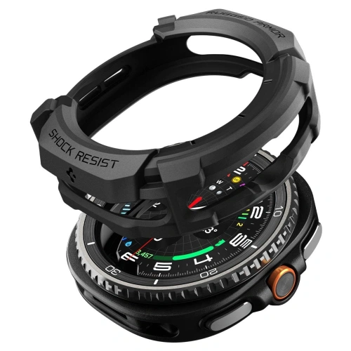 Etui Spigen Rugged Armor do Samsung Galaxy Watch 8 Classic 46mm Matte Black