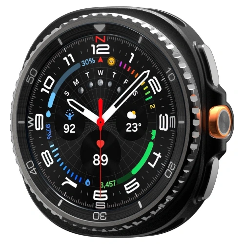 Etui Spigen Rugged Armor do Samsung Galaxy Watch 8 Classic 46mm Matte Black