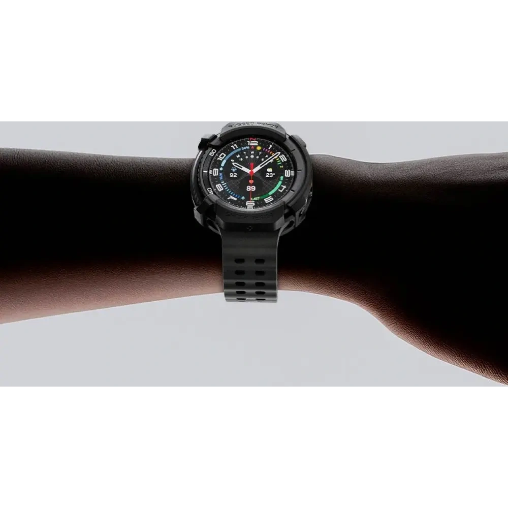Etui Spigen Rugged Armor do Samsung Galaxy Watch 8 Classic 46mm Matte Black