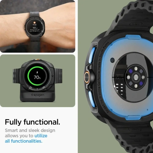 Etui Spigen Liquid Air do Samsung Galaxy Watch 8 Classic 46mm Matte Black