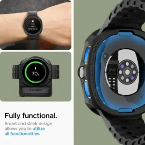 Etui Spigen Liquid Air do Samsung Galaxy Watch 8 44mm Matte Black