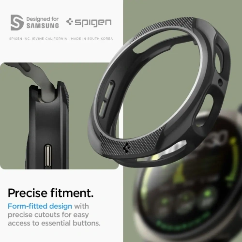Etui Spigen Liquid Air do Samsung Galaxy Watch 8 44mm Matte Black