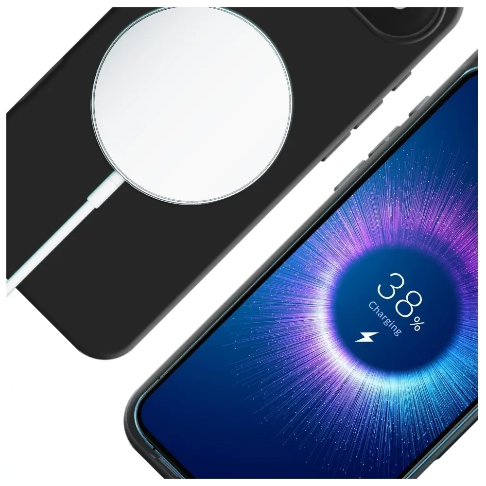 Etui 3MK Hardy MagSilicone do Apple iPhone Air grafitowy