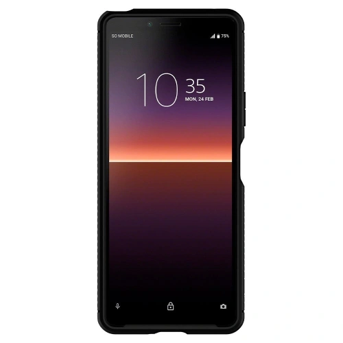 Kup Spigen Tasche Rugged Armor Sony Xperia 10 II Mattschwarz - SPN1170BLK - {ean13} - Sklep Home Screen