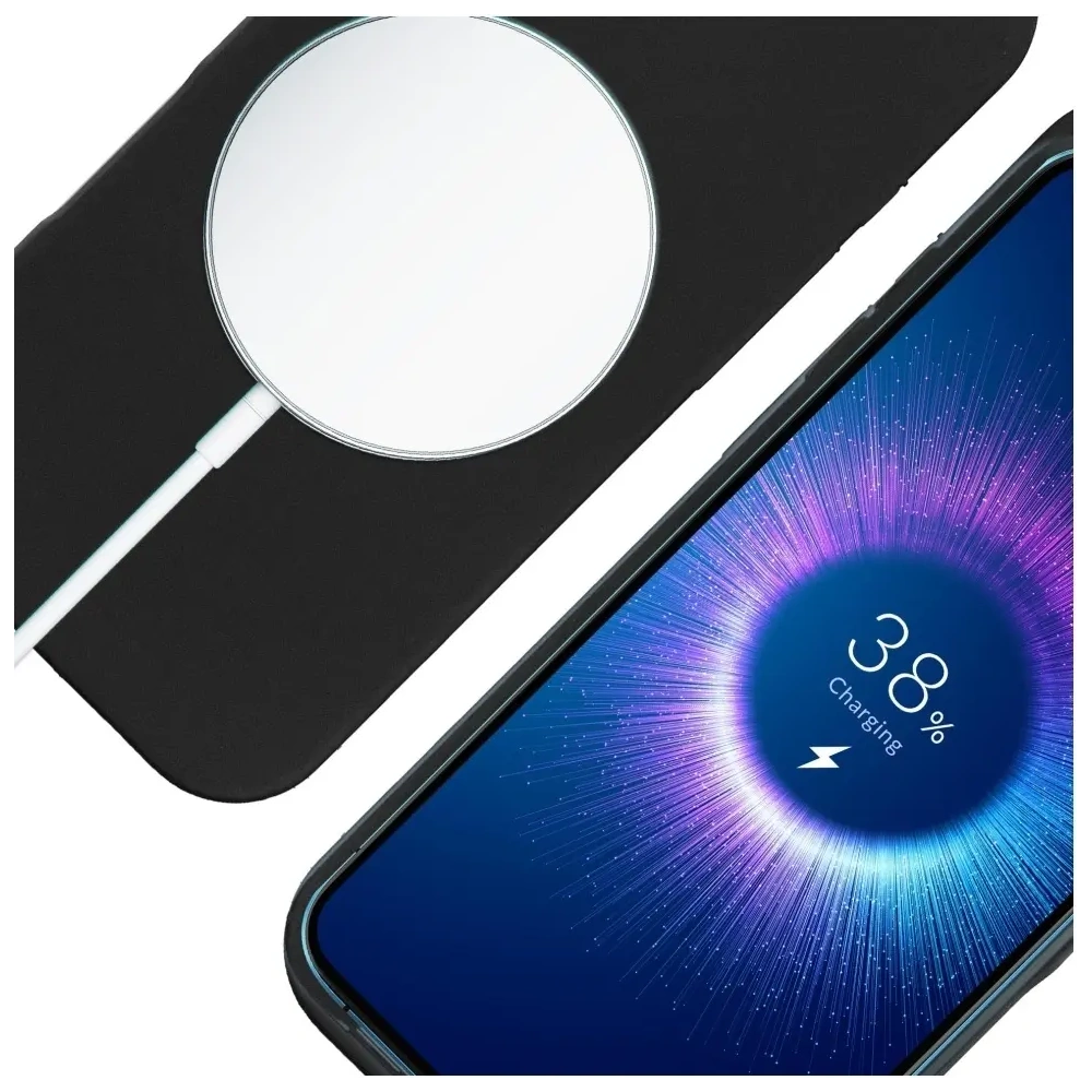 Etui 3MK Hardy MagSilicone do Apple iPhone 17 grafitowy