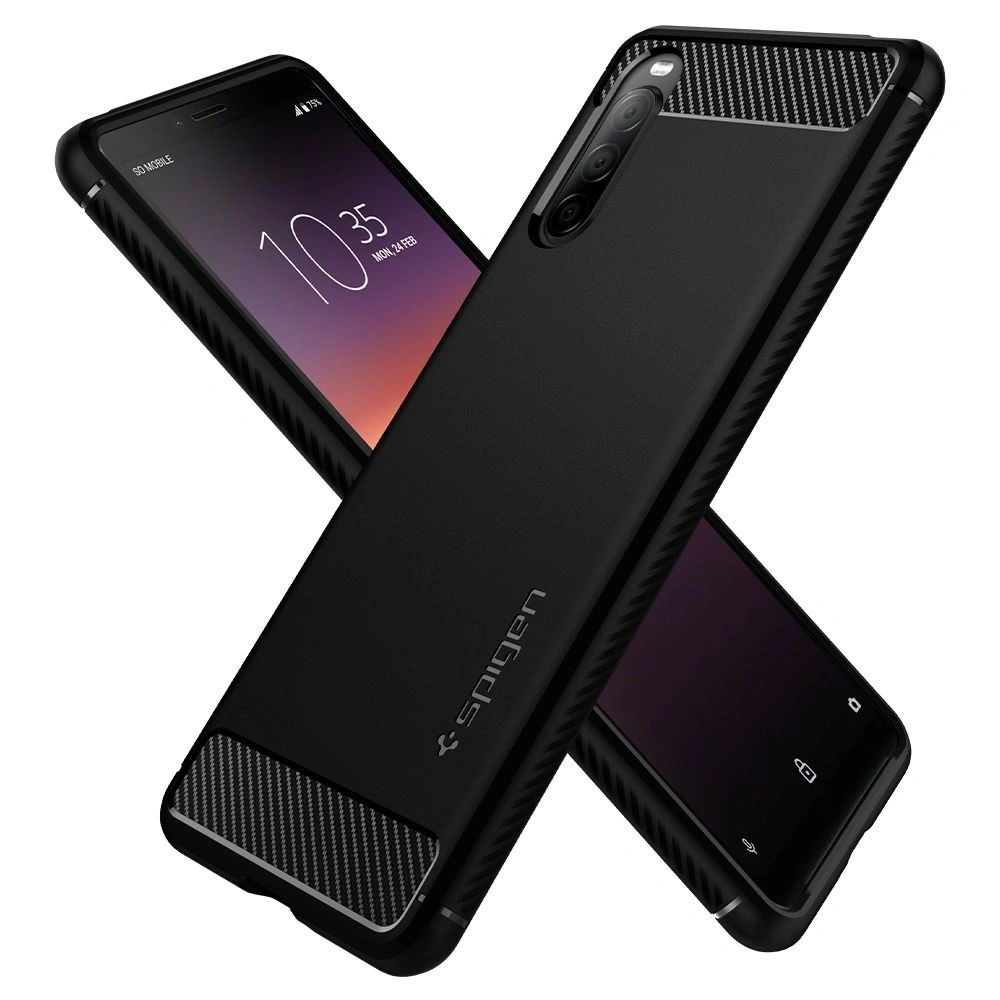 Etui Spigen Rugged Armor Sony Xperia 10 II Matte Black