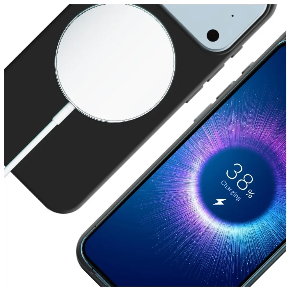 Etui 3MK Hardy MagSilicone do Apple iPhone 17 Pro grafitowy