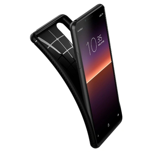 Buy Spigen Rugged Armor Sony Xperia 10 II Matte Black - SPN1170BLK - {ean13} - Home Screen Store Europe