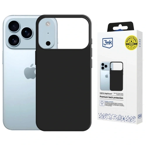 Etui 3MK Hardy MagSilicone do Apple iPhone 17 Pro Max grafitowy