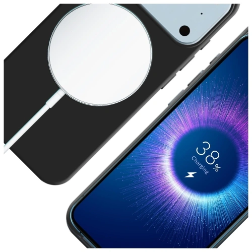 Etui 3MK Hardy MagSilicone do Apple iPhone 17 Pro Max grafitowy