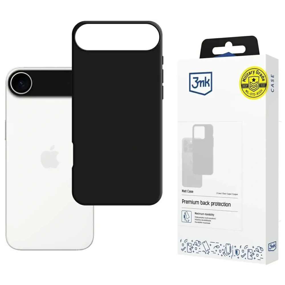 Etui 3MK Matt Case do Apple iPhone Air czarny