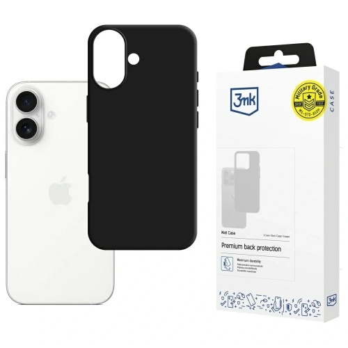 Etui 3MK Matt Case do Apple iPhone 17 czarny