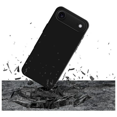 Etui 3MK Silicone Case do Apple iPhone 17 Air czarny