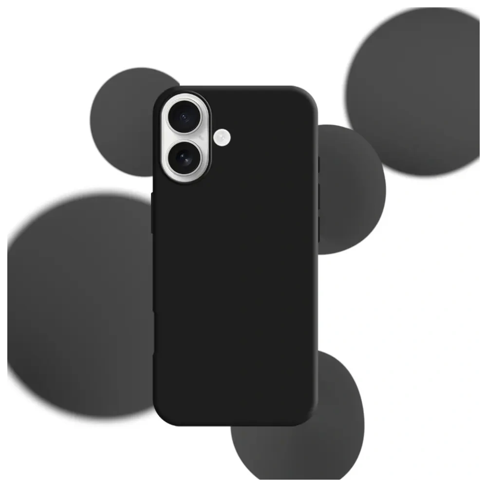 Etui 3MK Silicone Case do Apple iPhone 17 czarny