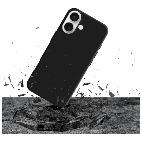 Etui 3MK Silicone Case do Apple iPhone 17 czarny