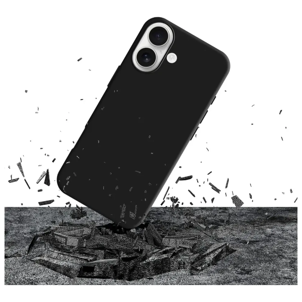 Etui 3MK Silicone Case do Apple iPhone 17 czarny