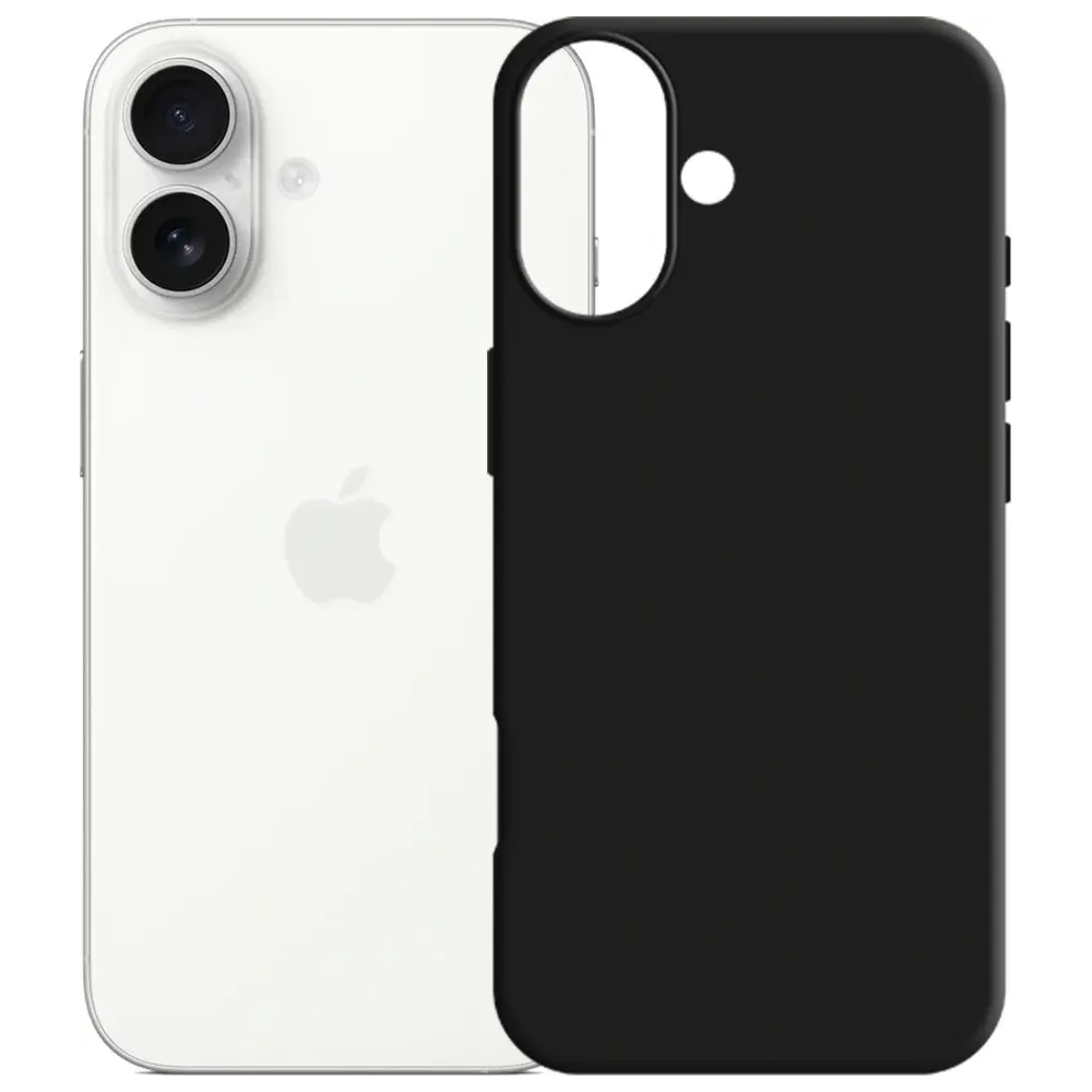 Etui 3MK Silicone Case do Apple iPhone 17 czarny