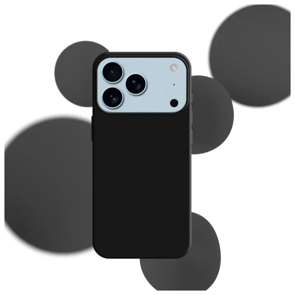 Etui 3MK Silicone Case do Apple iPhone 17 Pro Max czarny