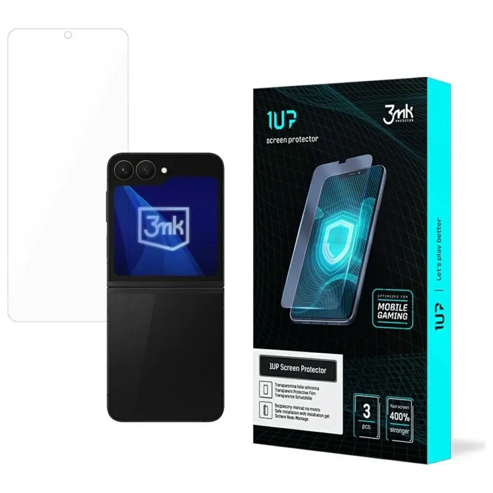 Folia ochronna dla graczy 3MK 1UP do Samsung Galaxy Z Flip 6 / Z Flip7 FE [3 PACK]