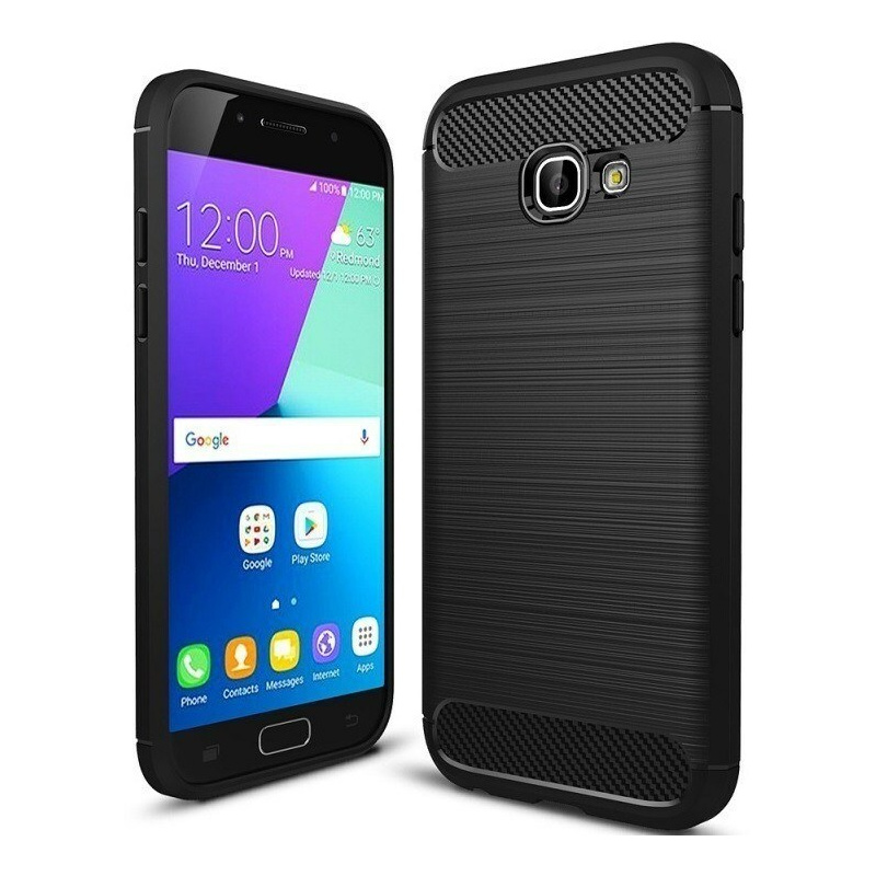 HS Case SOLID TPU Samsung Galaxy A5 2017 Black + Szkło