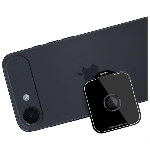Szkło hybrydowe na obiektyw aparatu 3MK Lens Protection Pro do Apple iPhone 17 Air czarny