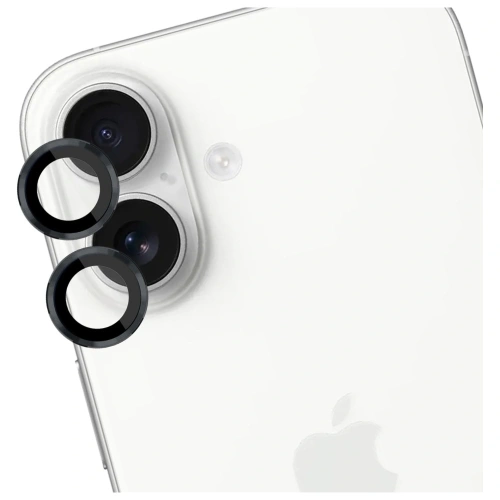 Szkło hybrydowe na obiektyw aparatu 3MK Lens Protection Pro do Apple iPhone 17 czarny