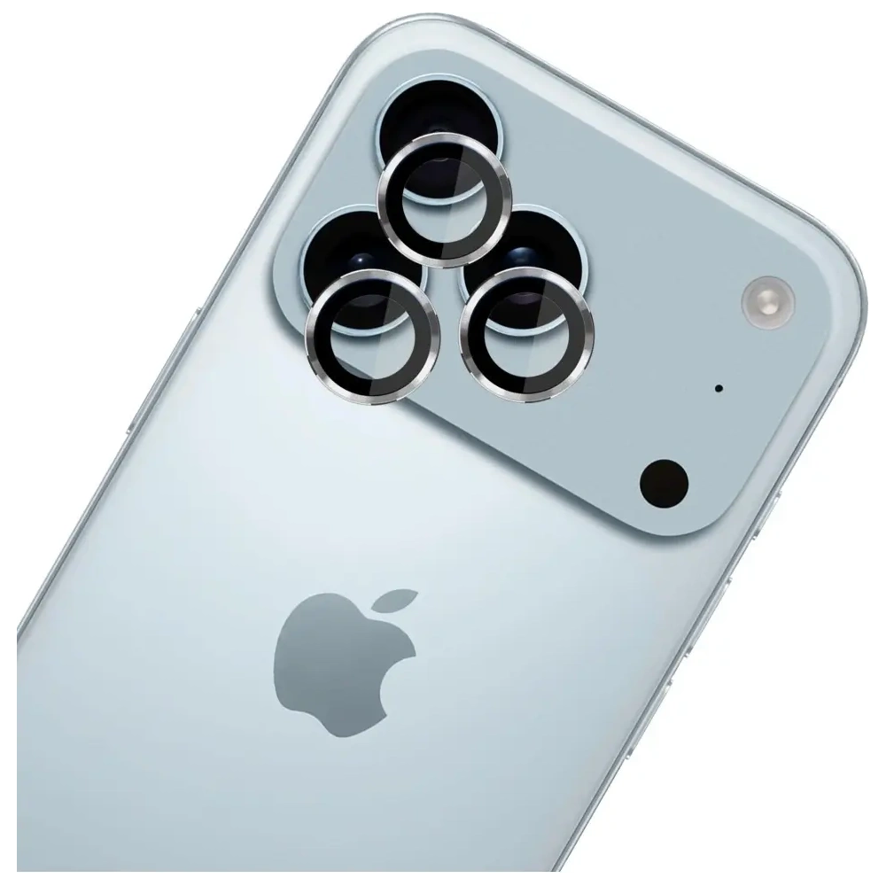 Szkło hartowane na obiektyw aparatu 3MK Lens Protection Pro do Apple iPhone 17 Pro / 17 Pro Max srebrny