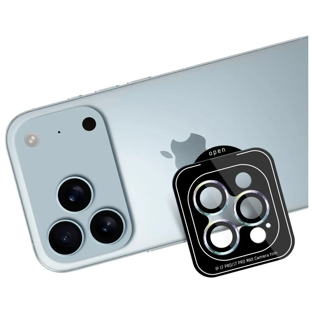 Szkło hartowane na obiektyw aparatu 3MK Lens Protection Pro do Apple iPhone 17 Pro / 17 Pro Max wielokolorowy