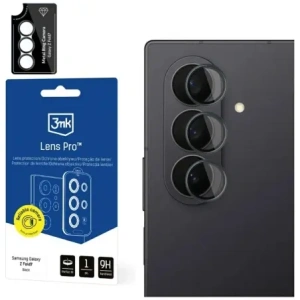 Szkło hybrydowe na obiektyw aparatu 3MK Lens Protection Pro do Samsung Galaxy Z Fold7 czarny