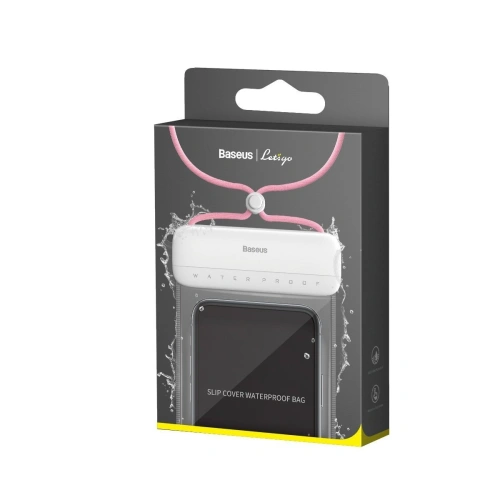 Buy Baseus Let's Go Universal waterproof case for smartphones (pink) - BSU1549PNK - {ean13} - Home Screen Store Europe