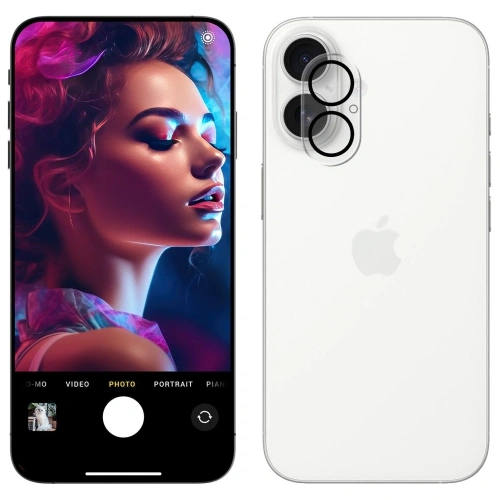 Ochrona na obiektyw aparatu 3MK Lens Pro Full Cover do Apple iPhone 17