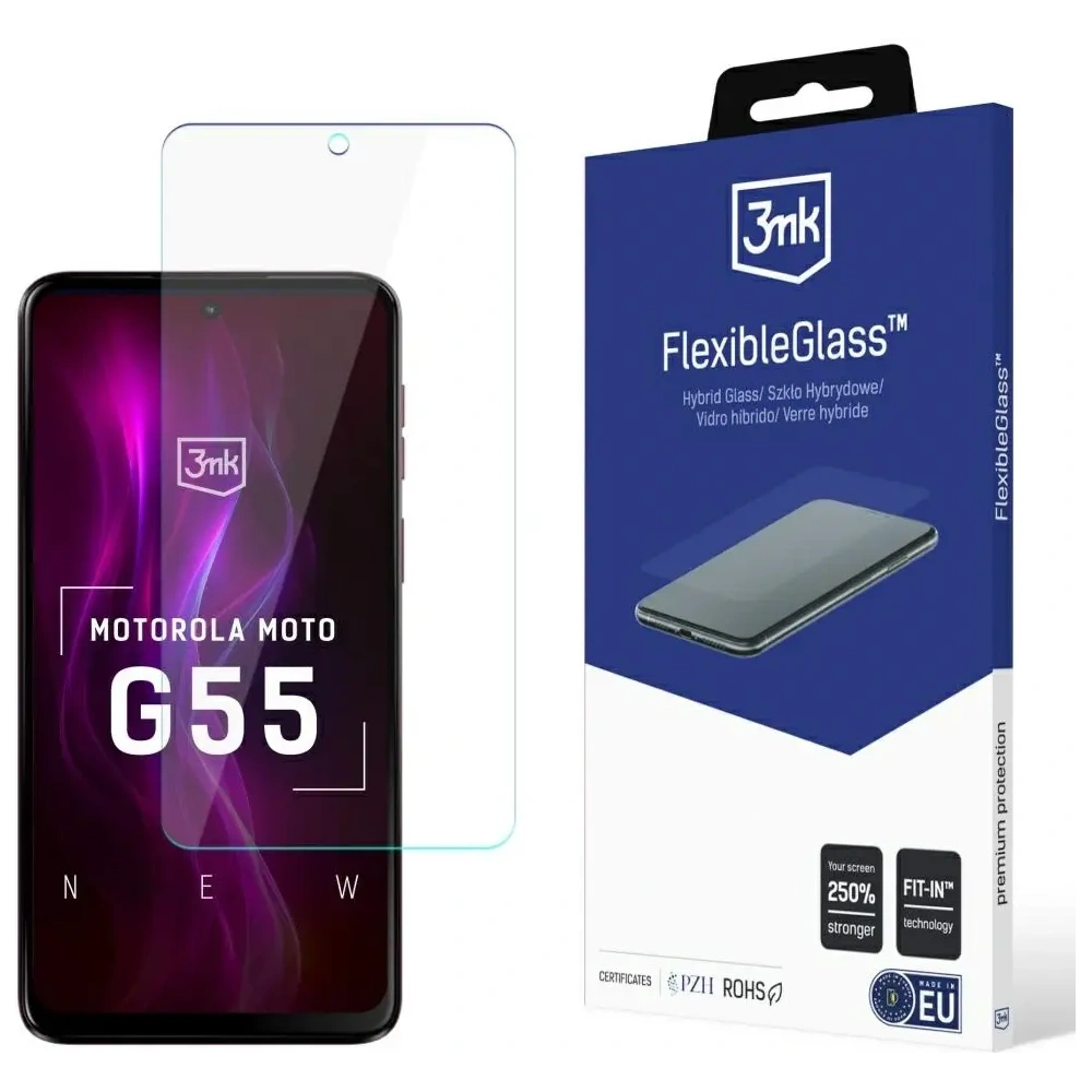 Szkło hybrydowe 3MK FlexibleGlass do Motorola Moto G55 5G