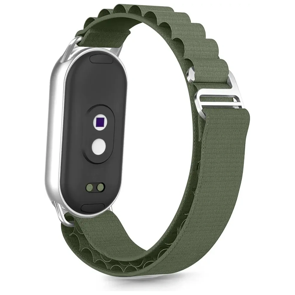 Pasek Tech-Protect Nylon Pro do Xiaomi Smart Band 8 / 9 / 10 / NFC Army Green