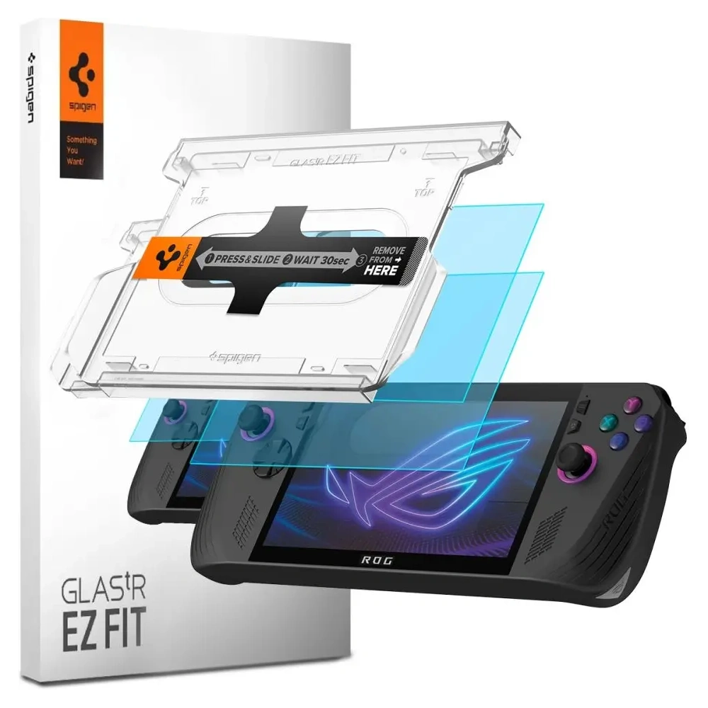 Szkło hartowane Spigen Glas.tr ez Fit do Asus Rog Ally X Clear [2 PACK]