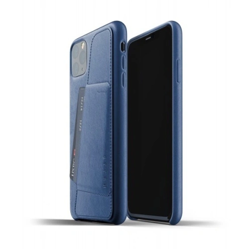 Kup Etui Mujjo Full Leather Wallet Case Apple iPhone 11 Pro Max (modré) - MUJ010BLU - {ean13} - Sklep Home Screen