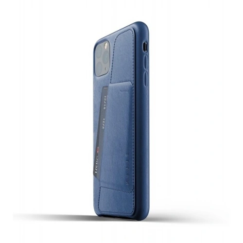 Kup Etui Mujjo Full Leather Wallet Case Apple iPhone 11 Pro Max (modré) - MUJ010BLU - {ean13} - Sklep Home Screen
