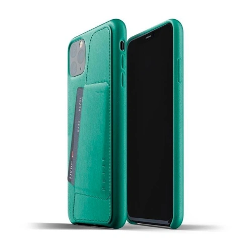 Kup Etui Mujjo Full Leather Wallet Case Apple iPhone 11 Pro Max (zelené) - MUJ011GRN - {ean13} - Sklep Home Screen