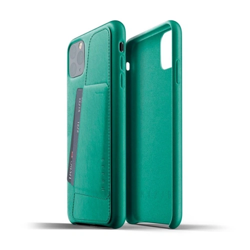 Kup Etui Mujjo Full Leather Wallet Case Apple iPhone 11 Pro Max (zielone) - MUJ011GRN - {ean13} - Sklep Home Screen