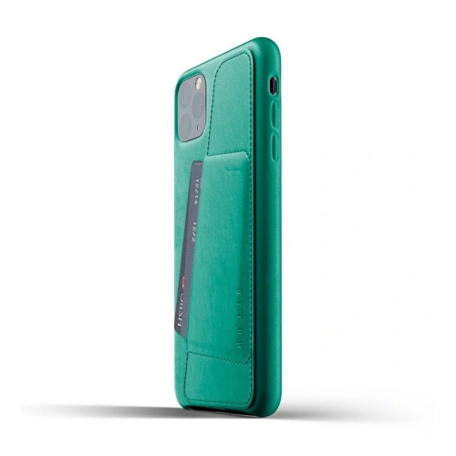 Kup Etui Mujjo Full Leather Wallet Case Apple iPhone 11 Pro Max (zielone) - MUJ011GRN - {ean13} - Sklep Home Screen