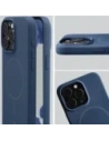 Silikonowe etui z pierścieniem magnetycznym Bizon Soft Case Magnetic do Apple iPhone 15 Pro Max granatowe