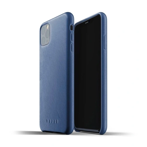 Kup Mujjo Apple Tasche Volllederhülle iPhone 11 Pro Max (blau) - MUJ012BLU - {ean13} - Sklep Home Screen