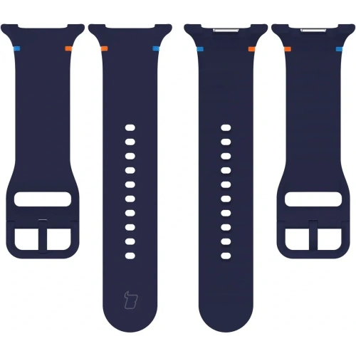 Silikonowy pasek Bizon Strap Watch Silicone G do Samsung Galaxy Watch 8 40mm / 44mm / 8 Classic 46mm granatowy